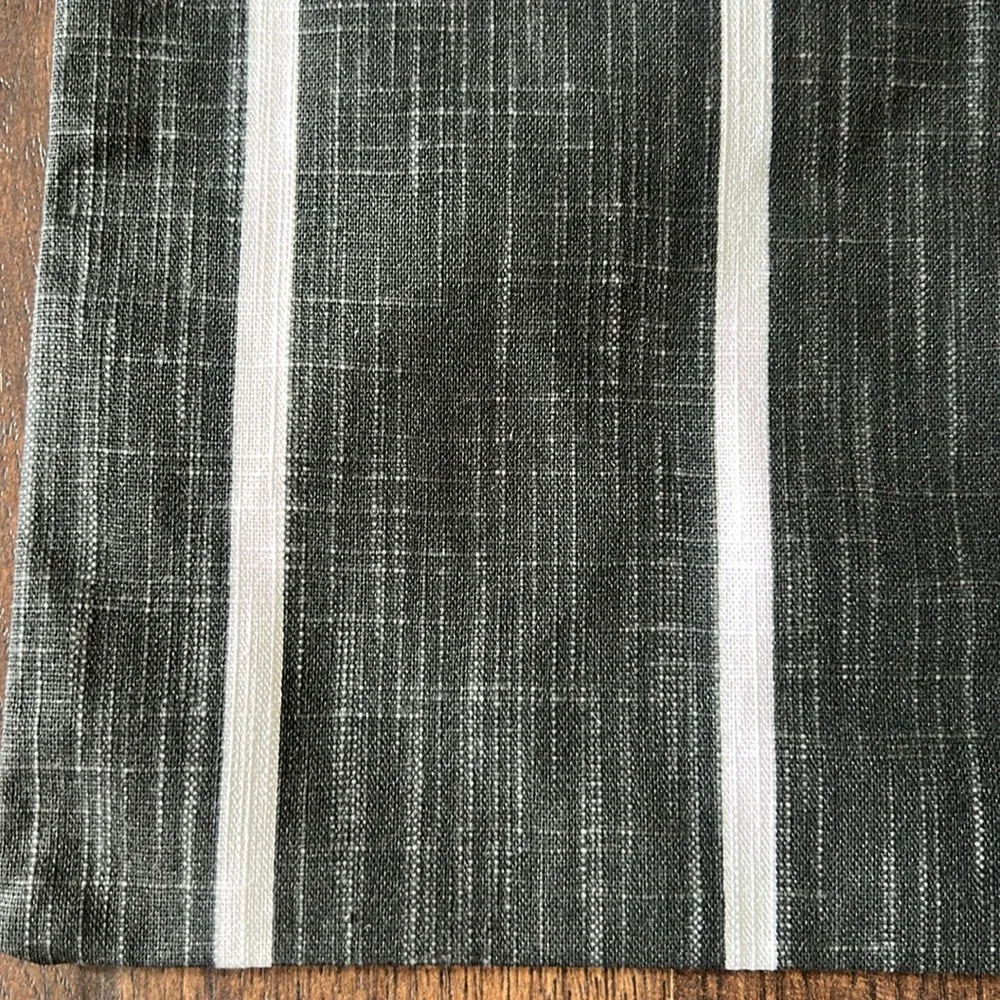 Black and White Striped Pillow Cover